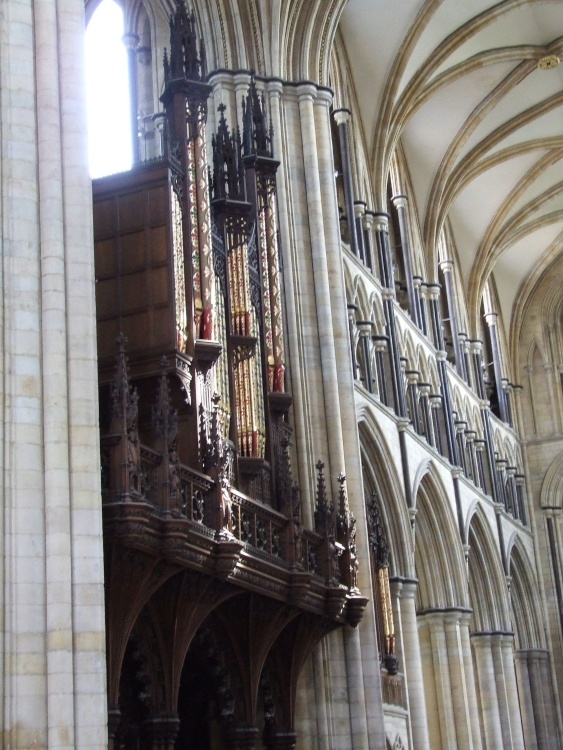 Inside Beverley Minster