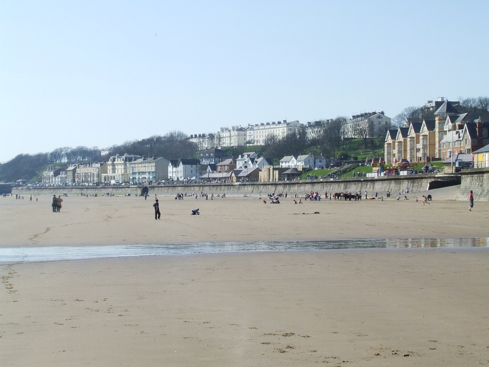 The beach at Filey