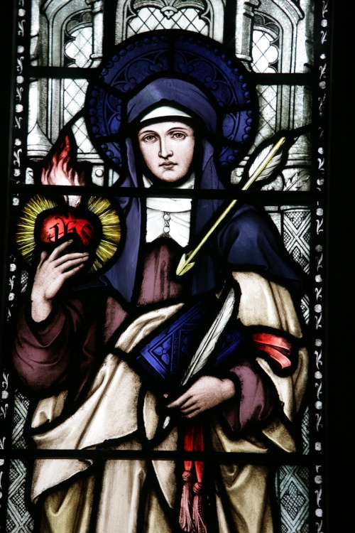 Holy Trinity Church stained glass window.