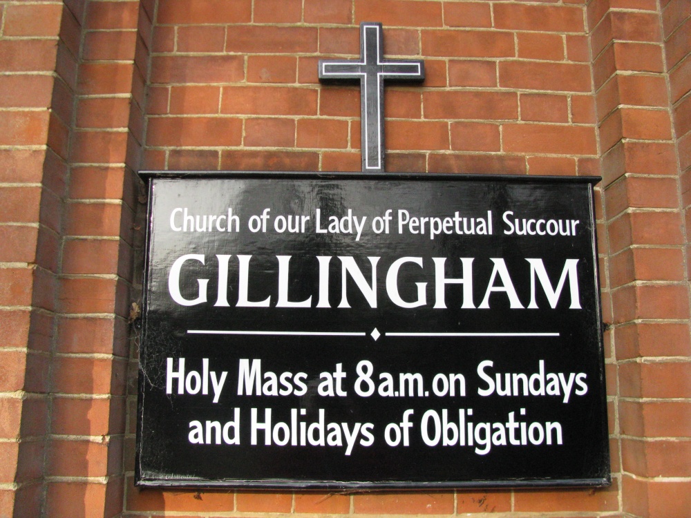 Notice Board on the R.C. Chapel of Ease to Beccles St. Benet's