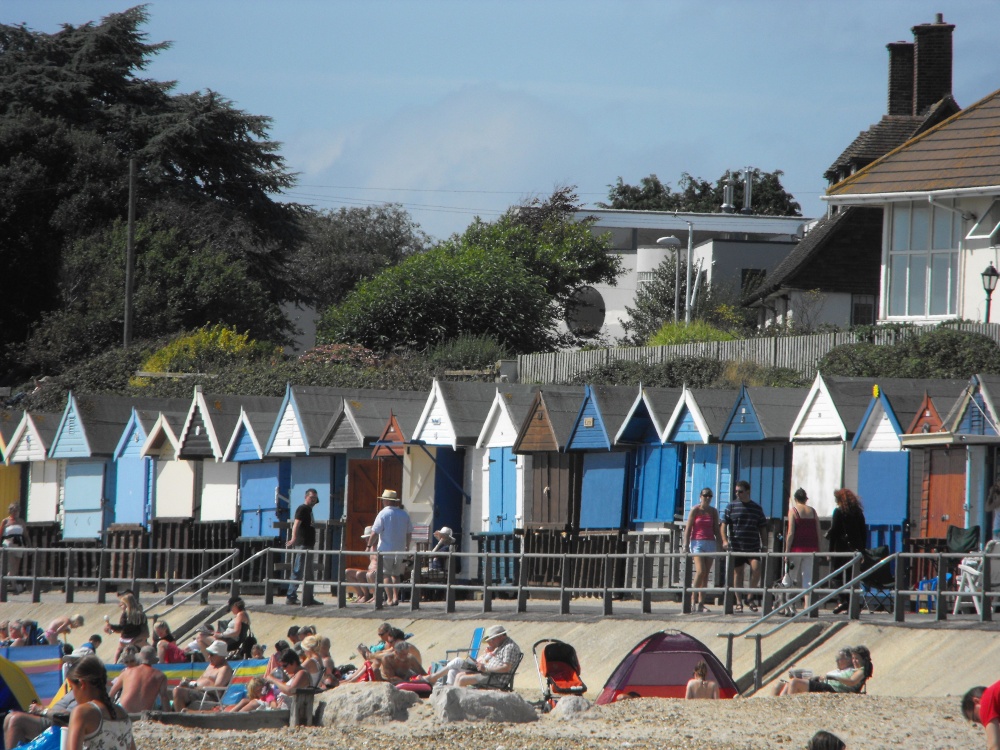 Beach huts at Christchurch