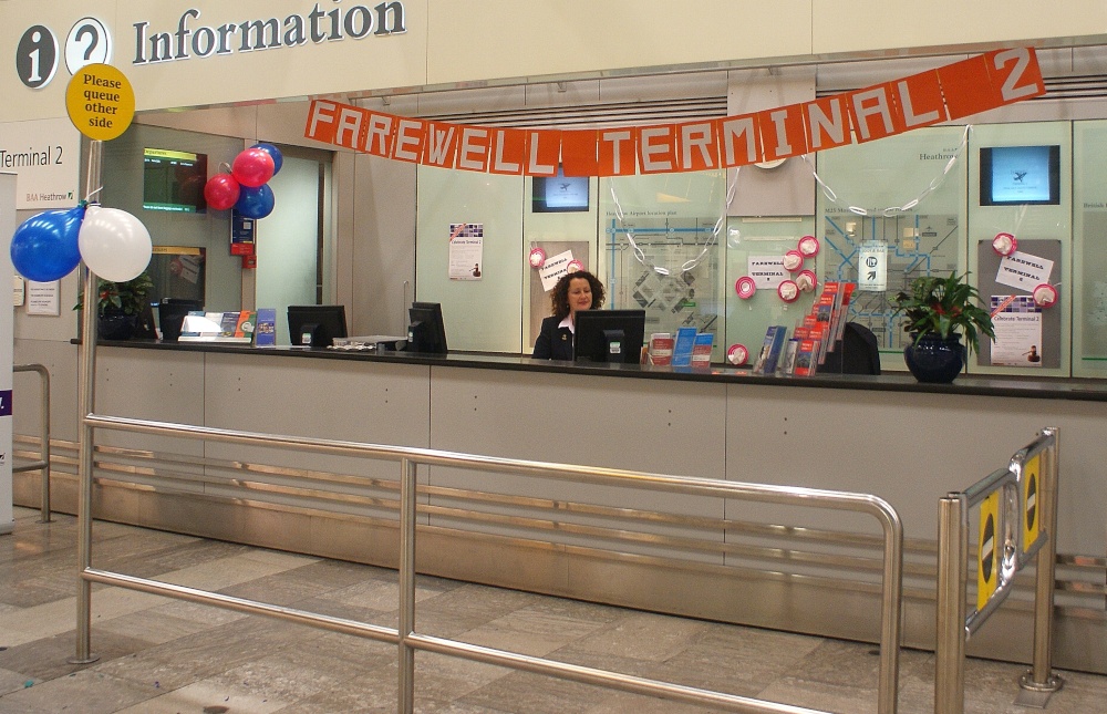 Terminal 2 Information desk
