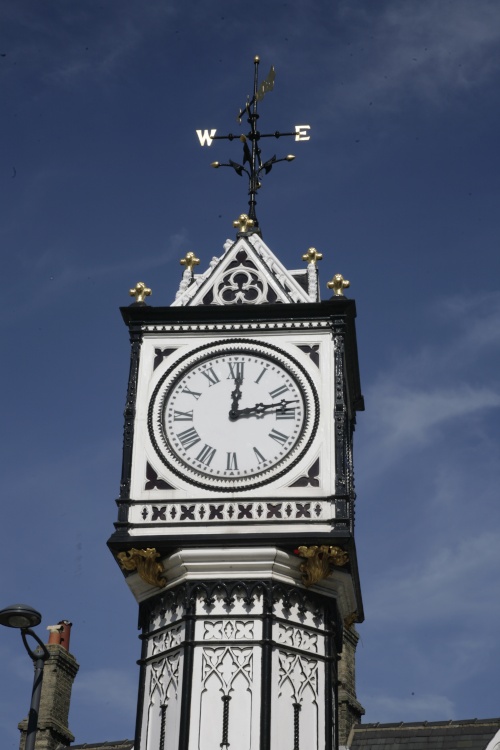 Clock in the square