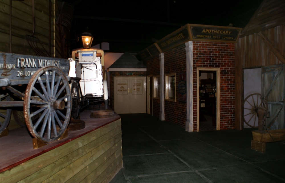 Yesterdays World Street. photo by Peter Evans