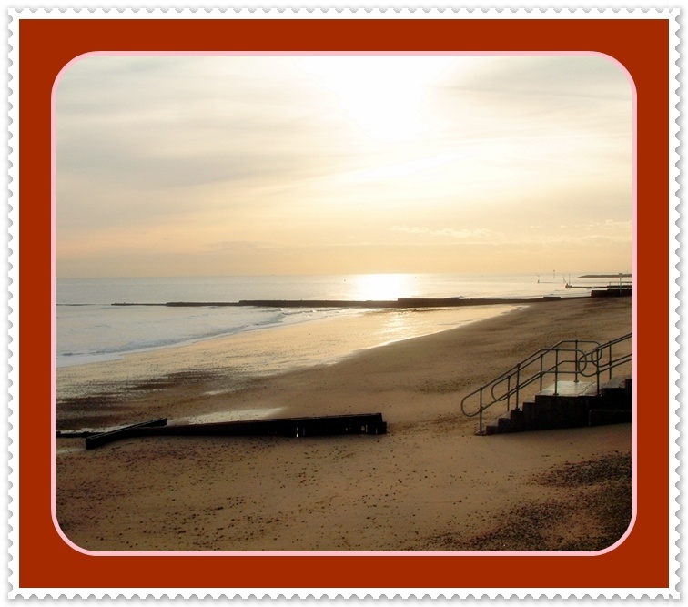 The beach at Clacton
