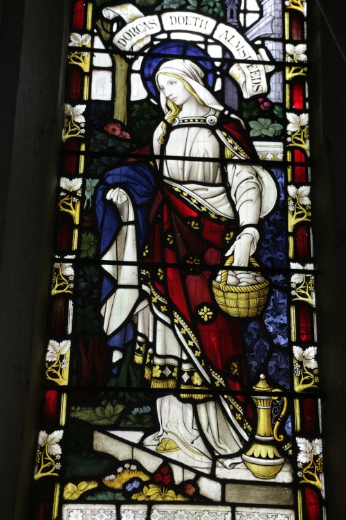 St Thomas a Becket stained glass window