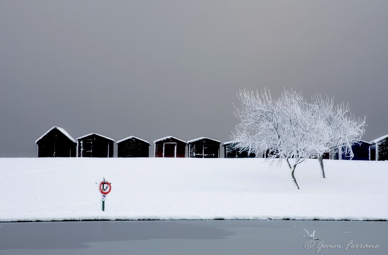 Photograph of Dovercourt, Winter Scene