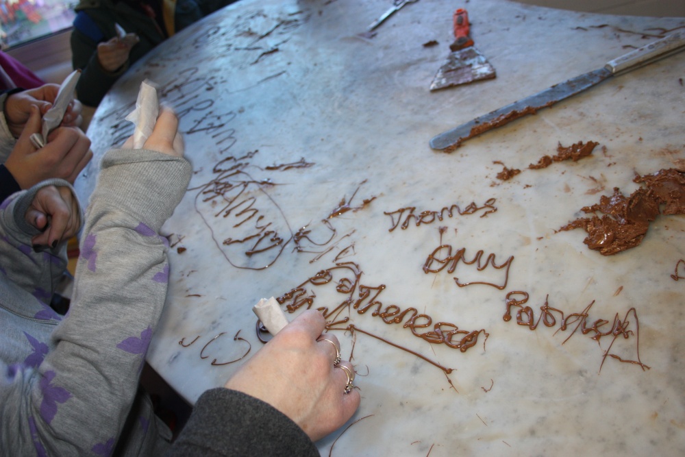 At Cadbury Chocolate Factory