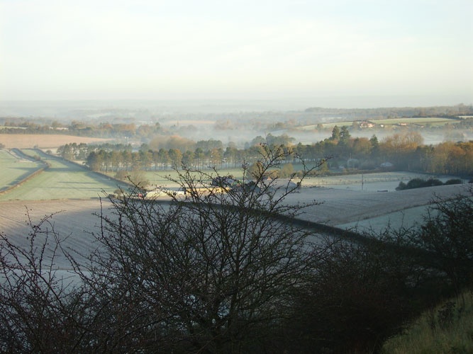 Photograph of View from Kingsclere Downs