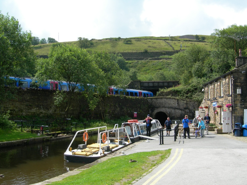 The Marsden end the Standedge Canal Tunnel.
