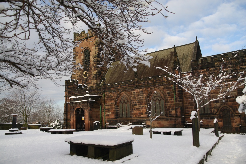Photograph of St Lawrence Church, Frodsham, Cheshire.