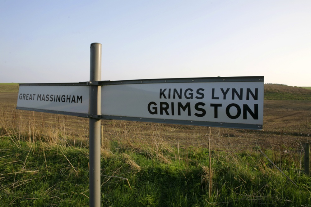 Photograph of 'B' road Norfolk