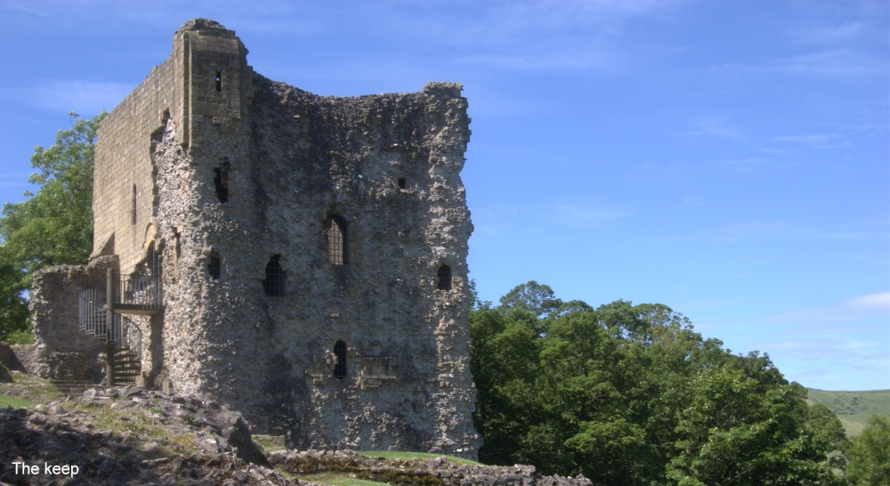 The Keep at Peveril Castle photo by Alan Bull