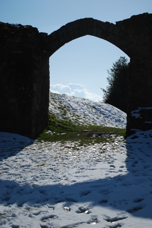View through the gateway