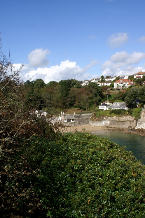 Readymoney Bay from St Catherine's Castle.