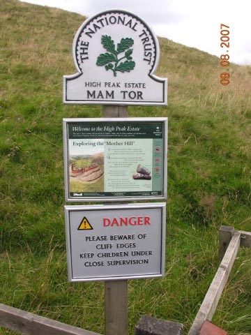 Mam Tor near Castleton.