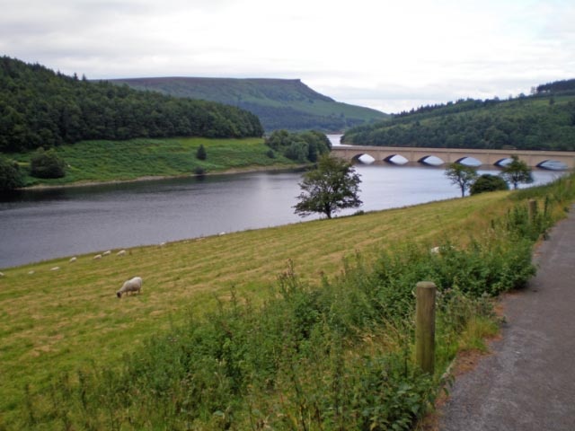 Ladybower Reservoir.