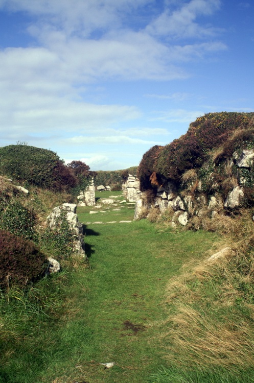Path through the village.