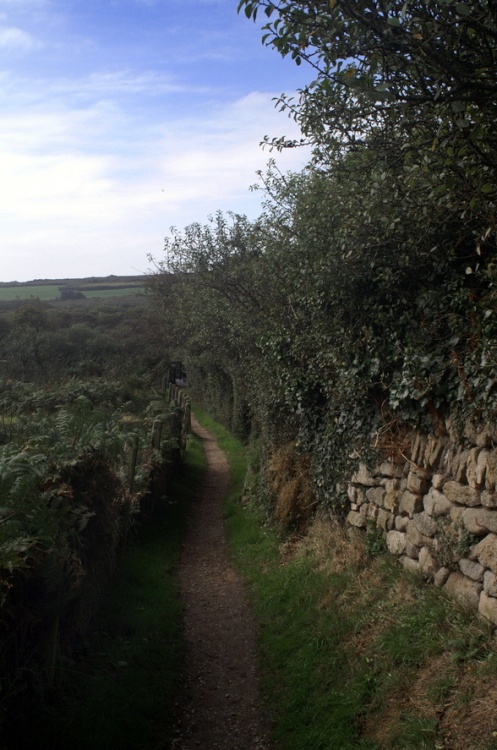 The path up to the village.