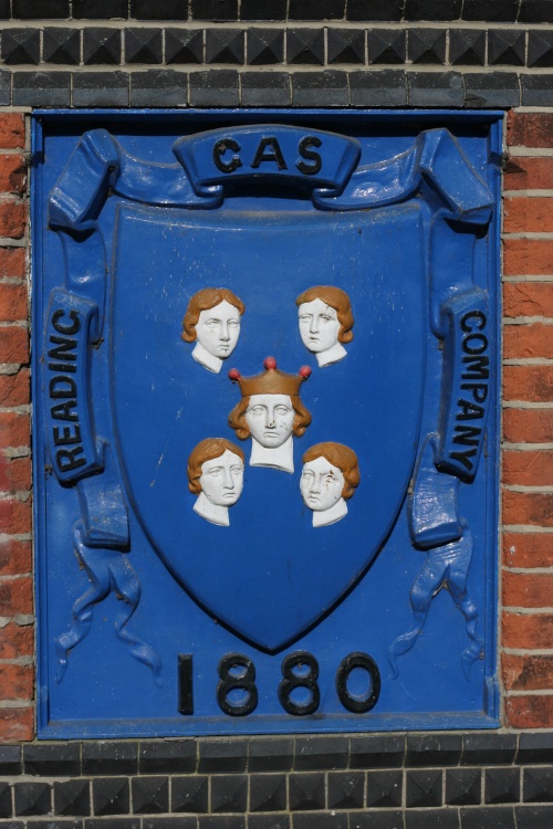 Plaque on Reading Gas Works Bridge