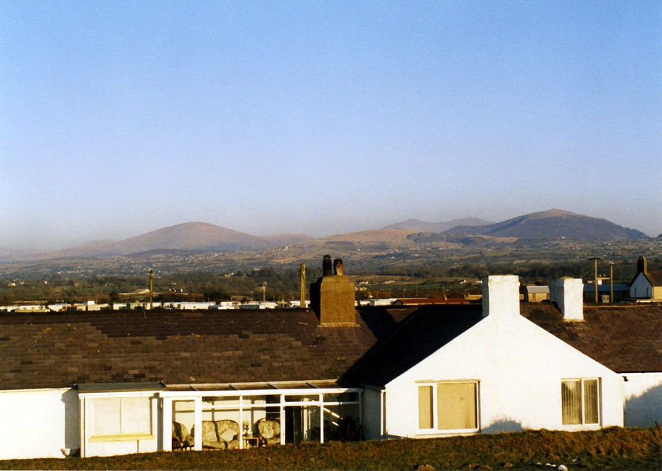 The view from the village.