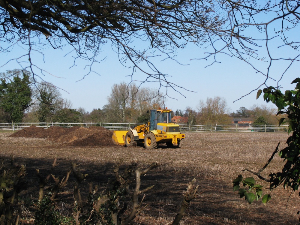 Photograph of Farming next to the Church