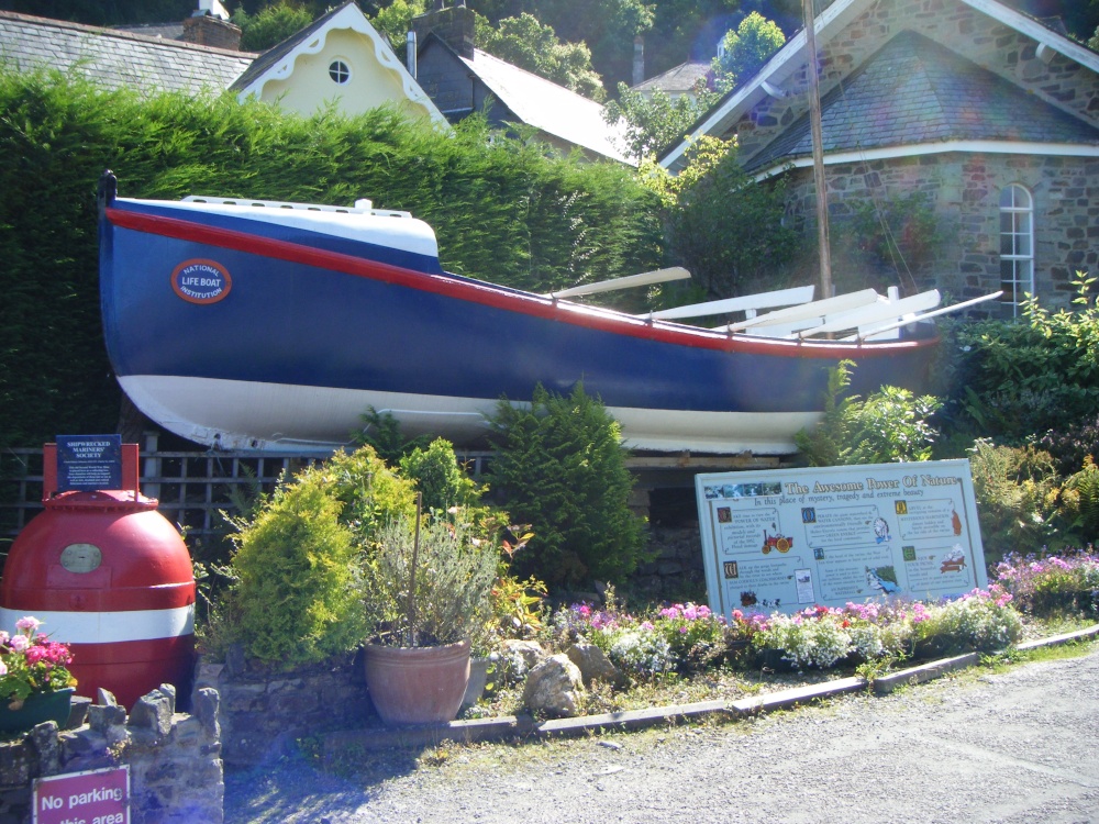 The RNLI Lynmouth LOUISA Lifeboat