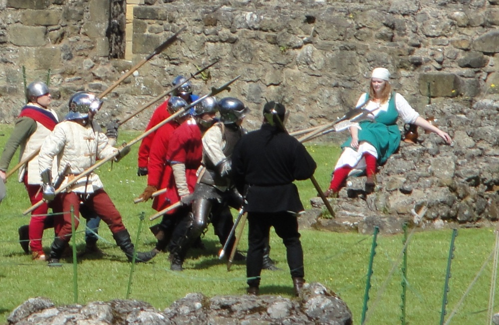 The Middle Ages coming to life at Rievaulx Abbey