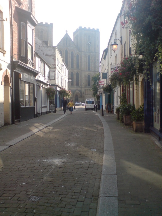 Ripon looking towards the Cathedral