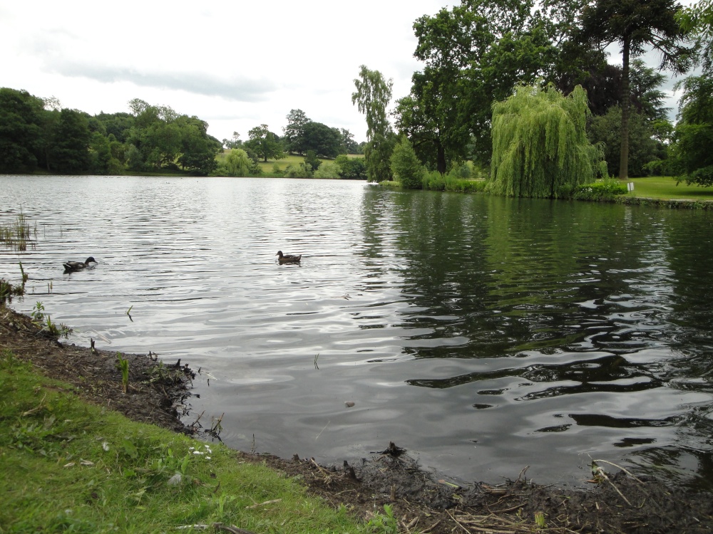 The lake at Burghley