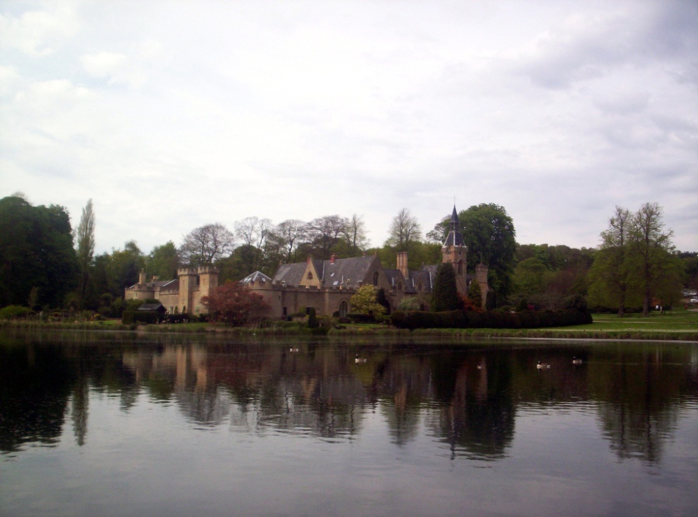 Photograph of lake Newstead Abbey and Park