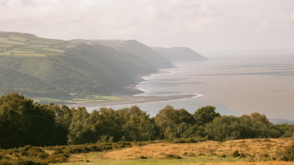 View over Exmoor's Coastline.