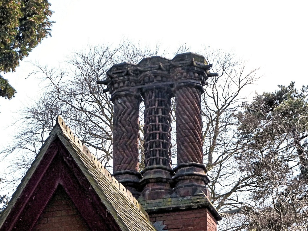 Photograph of Ornate Chimneys in Fritton