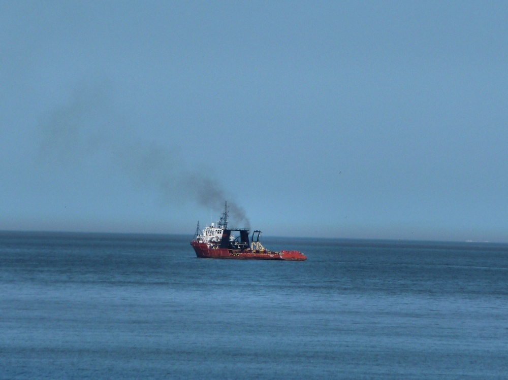 Oil Supply Ship off Gorleston