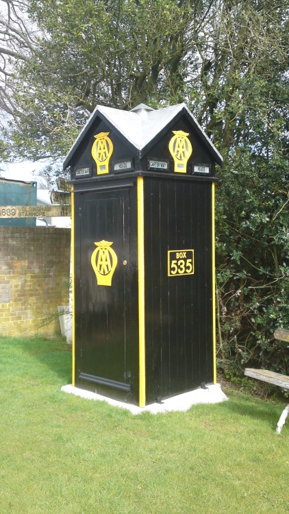 The AA telephone box