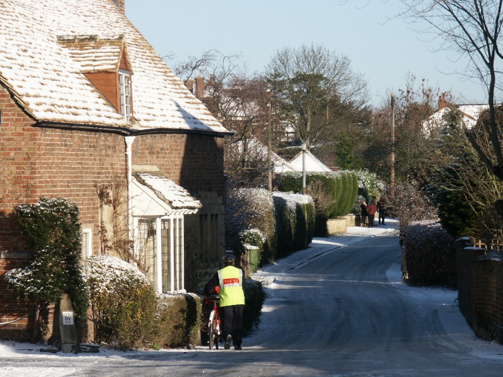Photograph of Prestbury in Winter