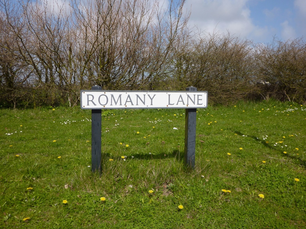 Road Sign to the Romany Camp
