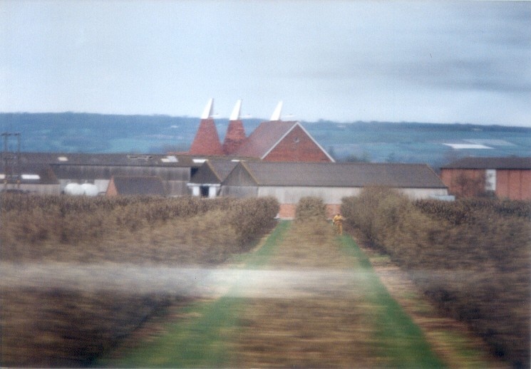 Kent Countryside seen from Eurostar