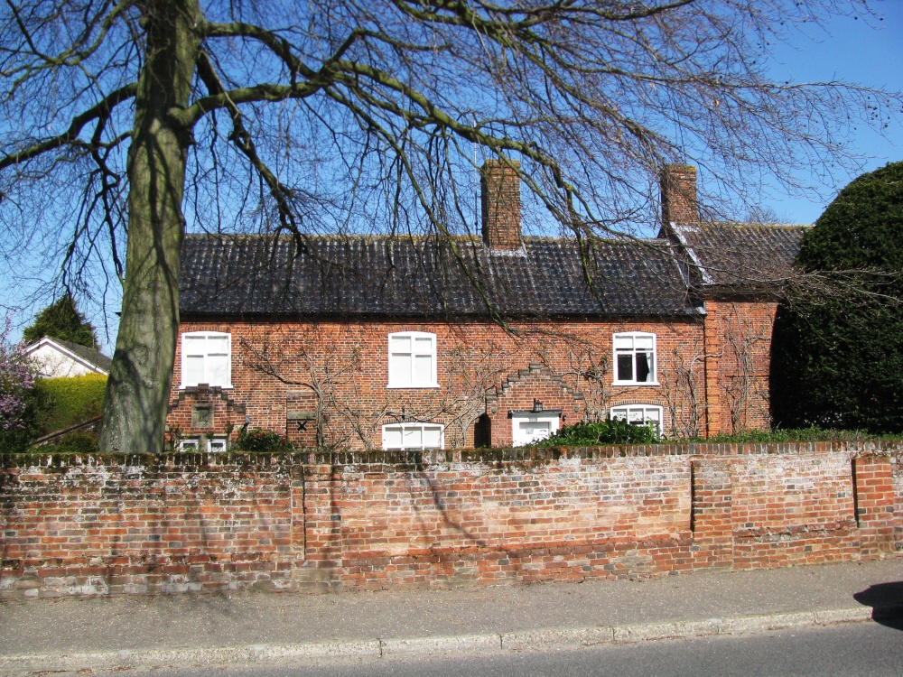 Old Cottages in the street