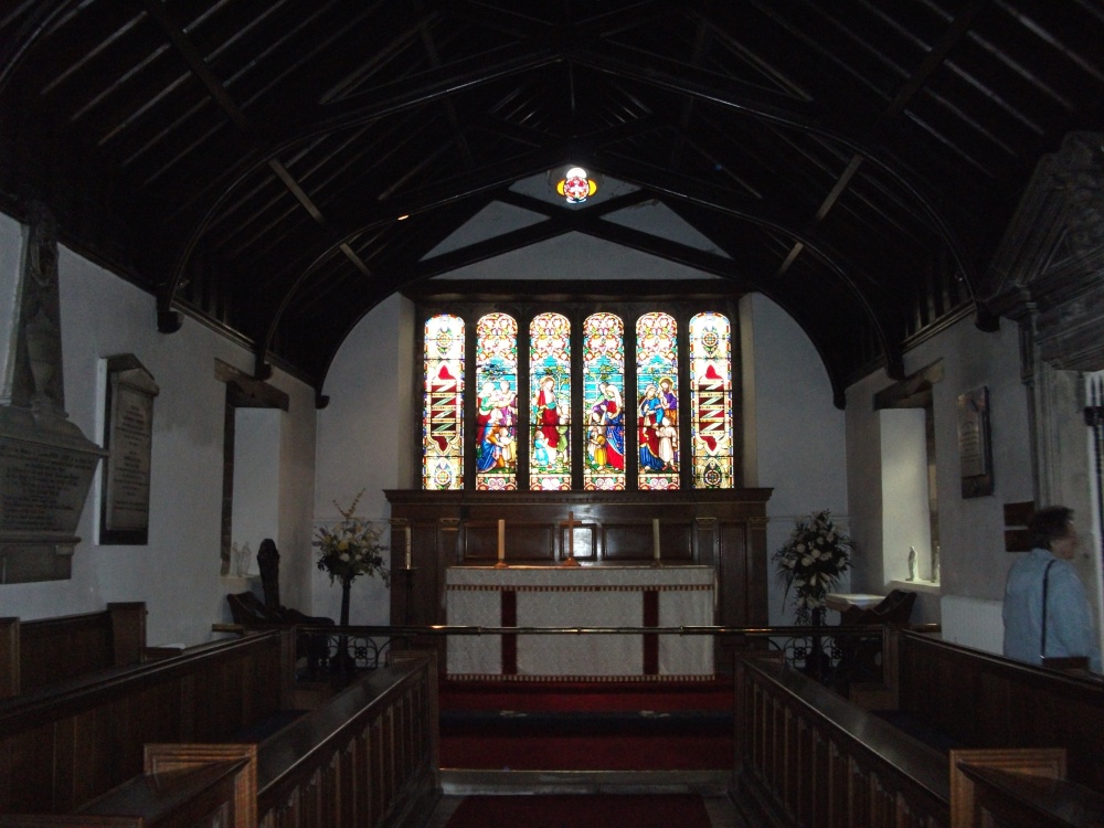Photograph of Altar window in St. Jame's Church, Yarmouth I.O.W.