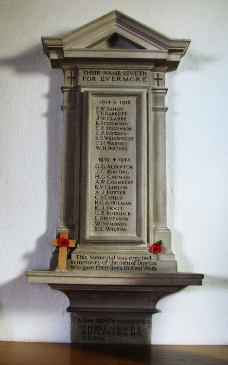 War Memorial in the Church