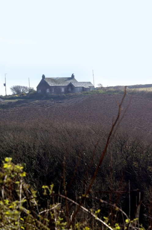 Farmhouse on the hill.