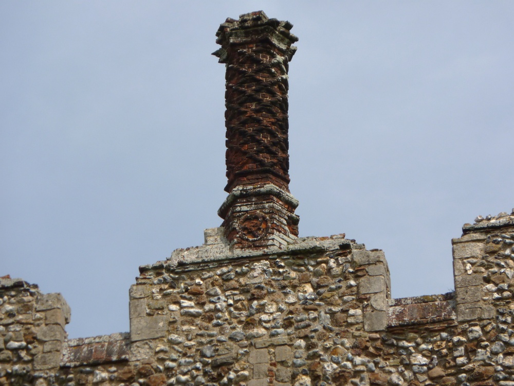 Ornate Chimneys on the Castle