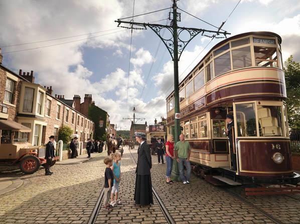 Town Street of Beamish Museum