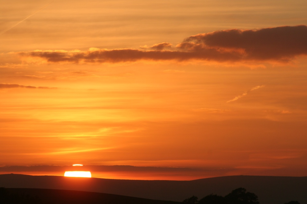 Sunset over Paignton