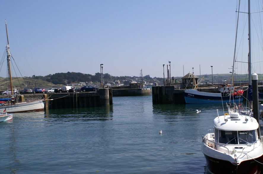The harbour.