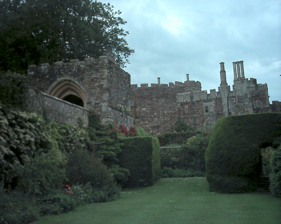 Photograph of Castle view from upper garden