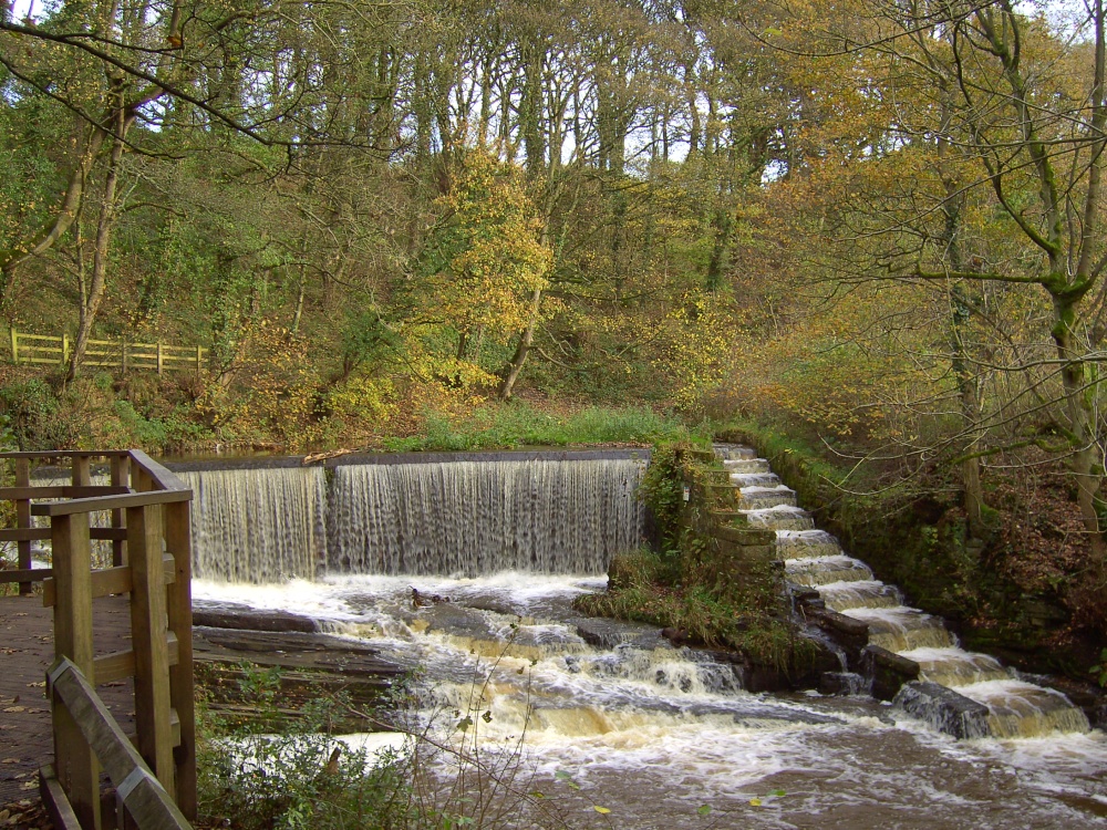 Photograph of Drybones Weir, Yarrow Valley Country Park