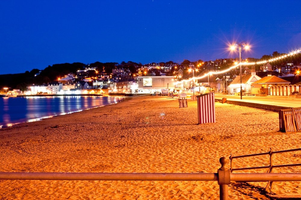 Night time on the beach