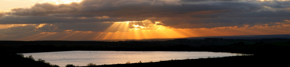 Photograph of Sunset over Darwen Reservoir
